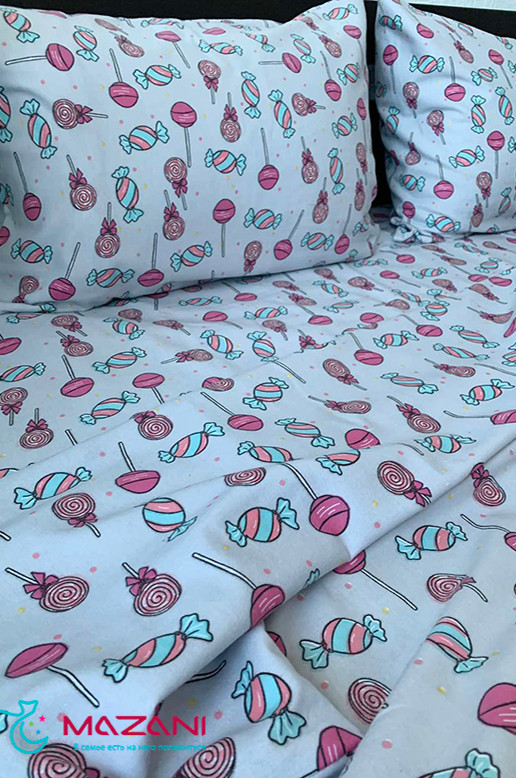 Наволочка з сатину Смайлик | Mazani - 1