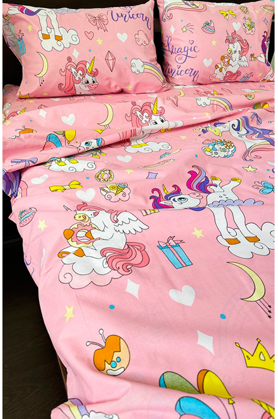 Комплект постільної білизни (двоспальний) Mazani Єдиноріжки  | Mazani - 1