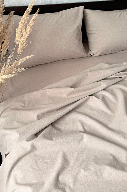 Комплект постільної білизни (євро) Mazani Сніжинки (фланель) | Mazani - 1