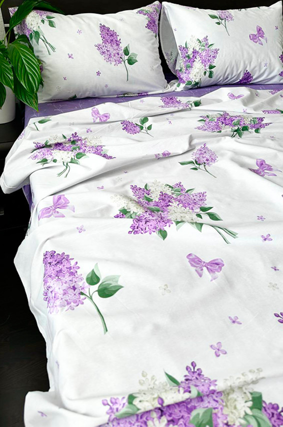 Комплект постільної білизни (двоспальний) Mazani Бузок | Mazani - 1