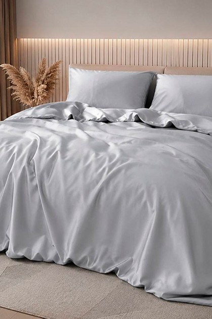 Комплект постільної білизни (двоспальний) Mazani Light Grey