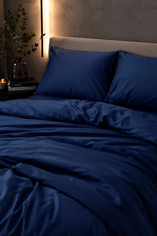 Комплект постільної білизни (двоспальний) Mazani Dark Blue